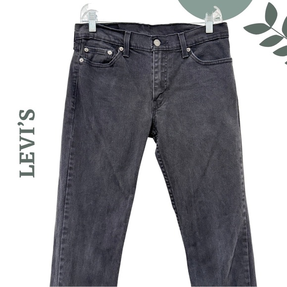 Levi’s Men’s 511 Slim Fit Jeans – Black Wash (W30 L30) - Picture 4 of 8